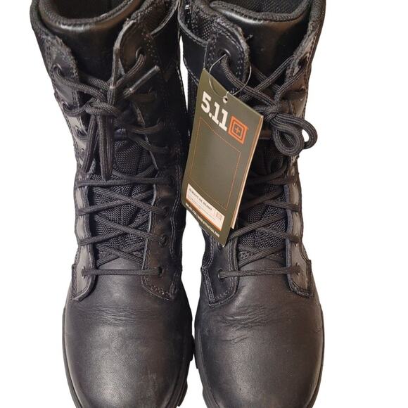 NWT 5.11 Tactical Men\'s Black Boots Zip Side Size 8 main image 12